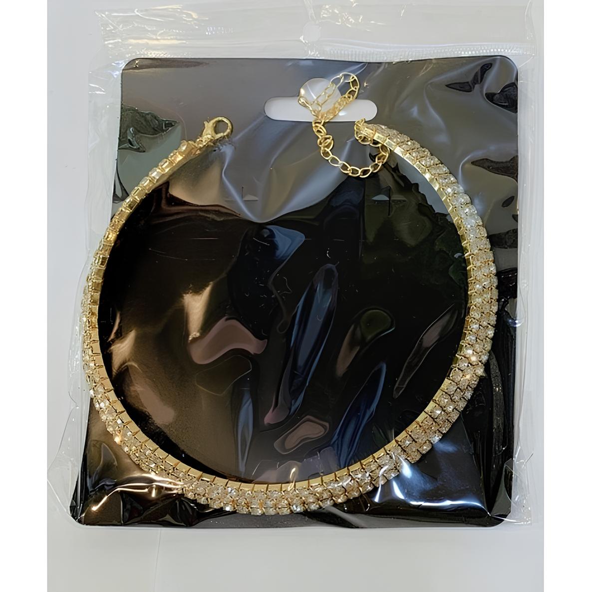 Colar de Strass Luxo em Camadas | Compre 1 leve 2 | Elegância e Sofisticação para Festas